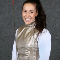 Florettfechterin und Olympiateilnehmerin Anne Kleibrink ist auf der OTWorld am Stand von SPORLASTIC zu Gast. 