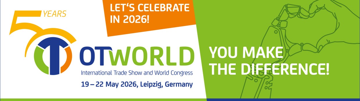 Banner with the OT World logo "50 years of OT World" and the call "Let's celebrate in 2026" and the claim "You make the difference"