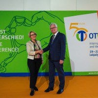 Two people shake hands in front of a wall with the OTWorld logo and the slogan “You make the difference!” - Announcing the 2026 trade fair in Leipzig from May 19-22, 2026. Two people shake hands in front of a wall with the OTWorld logo and the slogan “You make the difference!” - Announcing the 2026 trade fair in Leipzig from May 19-22, 2026.